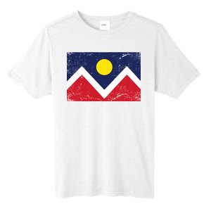 Retro Denver Colorado Flag Tall Fusion ChromaSoft Performance T-Shirt