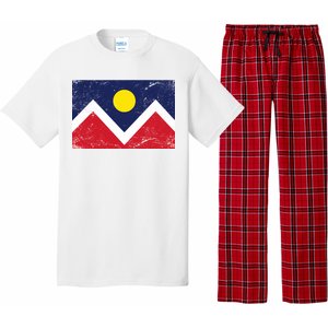 Retro Denver Colorado Flag Pajama Set