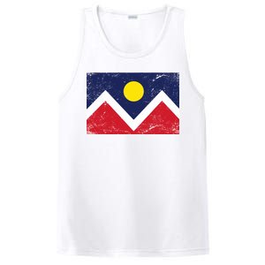 Retro Denver Colorado Flag PosiCharge Competitor Tank