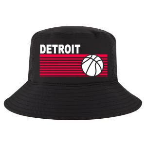 Retro Detroit Basketball Classic Logo Cool Comfort Performance Bucket Hat