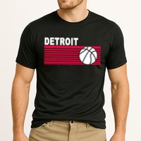 Retro Detroit Basketball Classic Logo Cooling Performance Crew T-Shirt