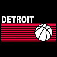Retro Detroit Basketball Classic Logo Cooling Performance Crew T-Shirt
