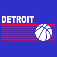 Retro Detroit Basketball Classic Logo 16 in Basic Backpack
