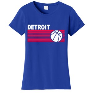 Retro Detroit Basketball Classic Logo Women's T-Shirt