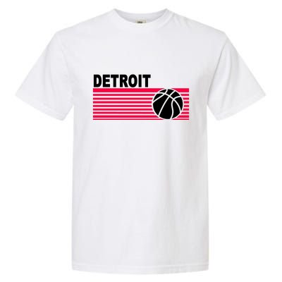 Retro Detroit Basketball Classic Logo Garment-Dyed Heavyweight T-Shirt