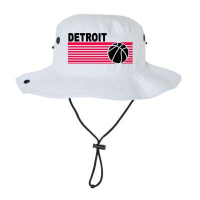 Retro Detroit Basketball Classic Logo Legacy Cool Fit Booney Bucket Hat