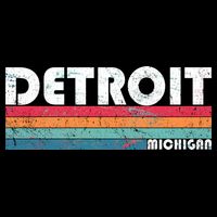 Retro Detroit Michigan Apron