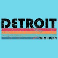Retro Detroit Michigan Magnet
