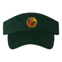 Retro Dinosaur Sunset Visor
