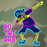 Retro Do the Dab Neon Skeleton Legacy Tie Dye Trucker Hat
