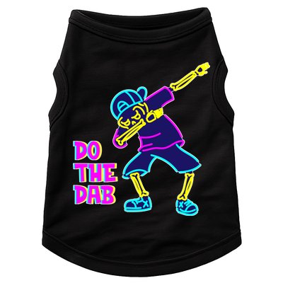 Retro Do the Dab Neon Skeleton Doggie Tank