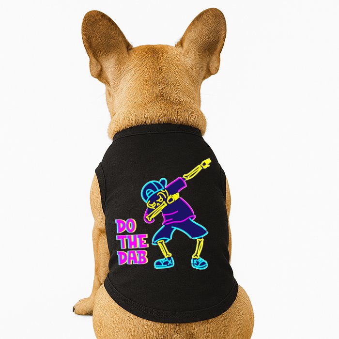Retro Do the Dab Neon Skeleton Doggie Tank