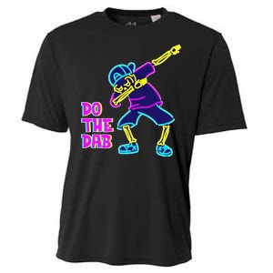 Retro Do the Dab Neon Skeleton Cooling Performance Crew T-Shirt