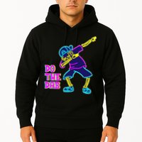 Retro Do the Dab Neon Skeleton Hoodie