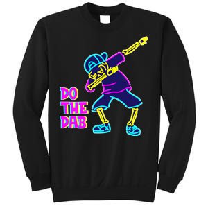 Retro Do the Dab Neon Skeleton Sweatshirt