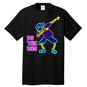 Retro Do the Dab Neon Skeleton Tall T-Shirt