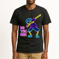 Retro Do the Dab Neon Skeleton Tall T-Shirt