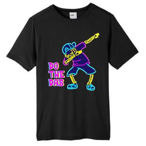 Retro Do the Dab Neon Skeleton Tall Fusion ChromaSoft Performance T-Shirt