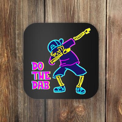 Retro Do the Dab Neon Skeleton Coaster