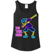 Retro Do the Dab Neon Skeleton Ladies Essential Tank