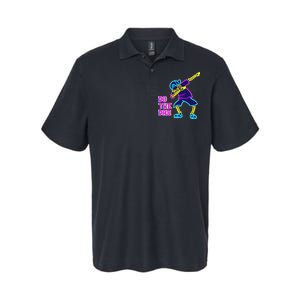 Retro Do the Dab Neon Skeleton Softstyle Adult Sport Polo