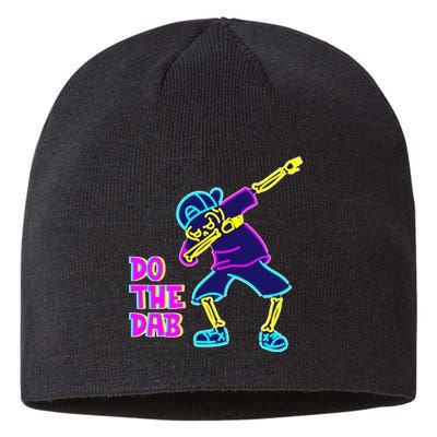 Retro Do the Dab Neon Skeleton Sustainable Beanie