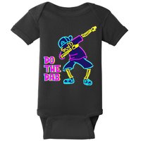 Retro Do the Dab Neon Skeleton Baby Bodysuit