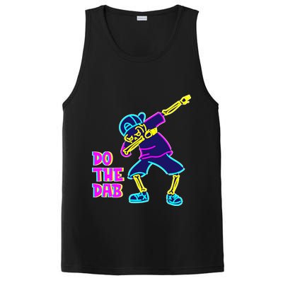 Retro Do the Dab Neon Skeleton PosiCharge Competitor Tank