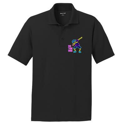 Retro Do the Dab Neon Skeleton PosiCharge RacerMesh Polo