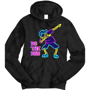 Retro Do the Dab Neon Skeleton Tie Dye Hoodie