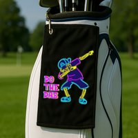 Retro Do the Dab Neon Skeleton Golf Towel