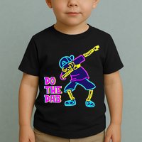 Retro Do the Dab Neon Skeleton Toddler T-Shirt