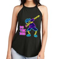 Retro Do the Dab Neon Skeleton Women's Perfect Tri Rocker Tank
