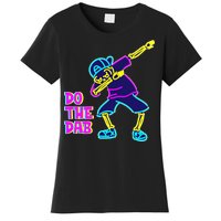 Retro Do the Dab Neon Skeleton Women's T-Shirt