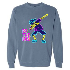 Retro Do the Dab Neon Skeleton Garment-Dyed Sweatshirt