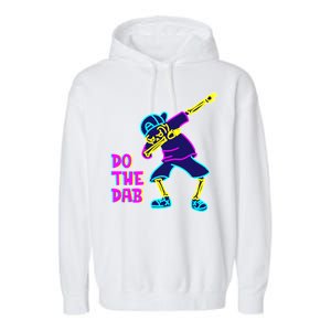 Retro Do the Dab Neon Skeleton Garment-Dyed Fleece Hoodie