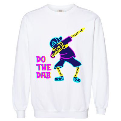 Retro Do the Dab Neon Skeleton Garment-Dyed Sweatshirt