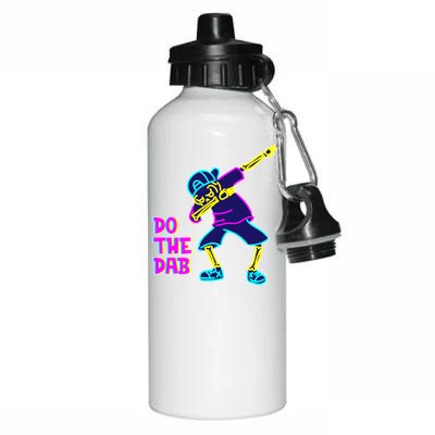 Retro Do the Dab Neon Skeleton Aluminum Water Bottle