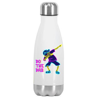 Retro Do the Dab Neon Skeleton Stainless Steel Insulated Water Bottle