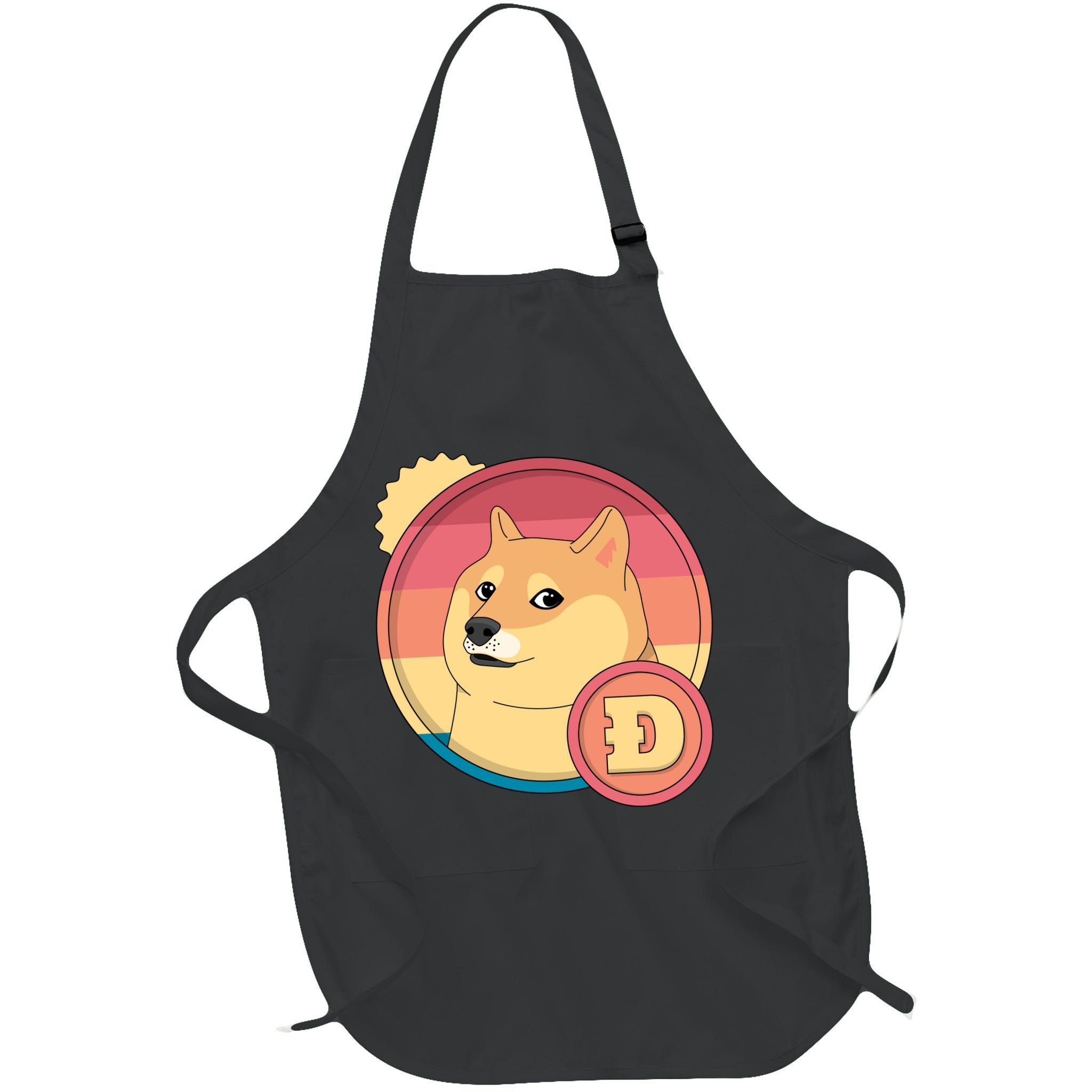 Retro DogeCoin Apron