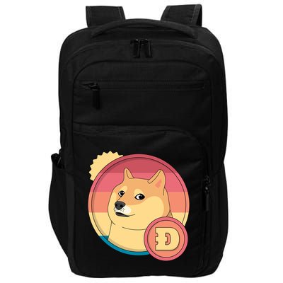 Retro DogeCoin Impact Tech Backpack