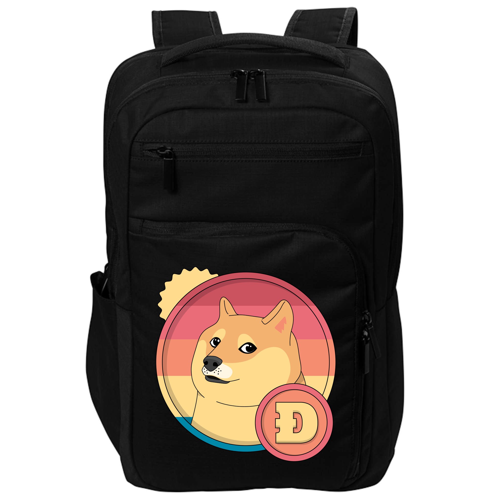 Retro DogeCoin Impact Tech Backpack