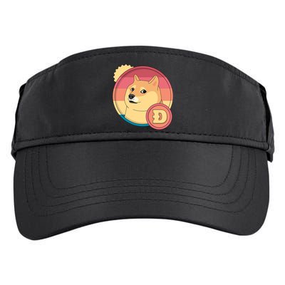 Retro DogeCoin Adult Drive Performance Visor