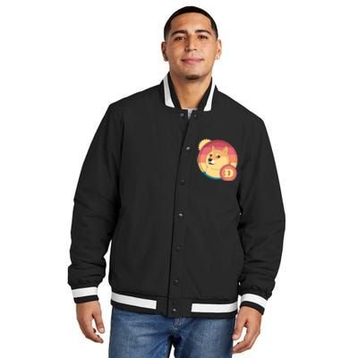 Retro DogeCoin Insulated Varsity Jacket