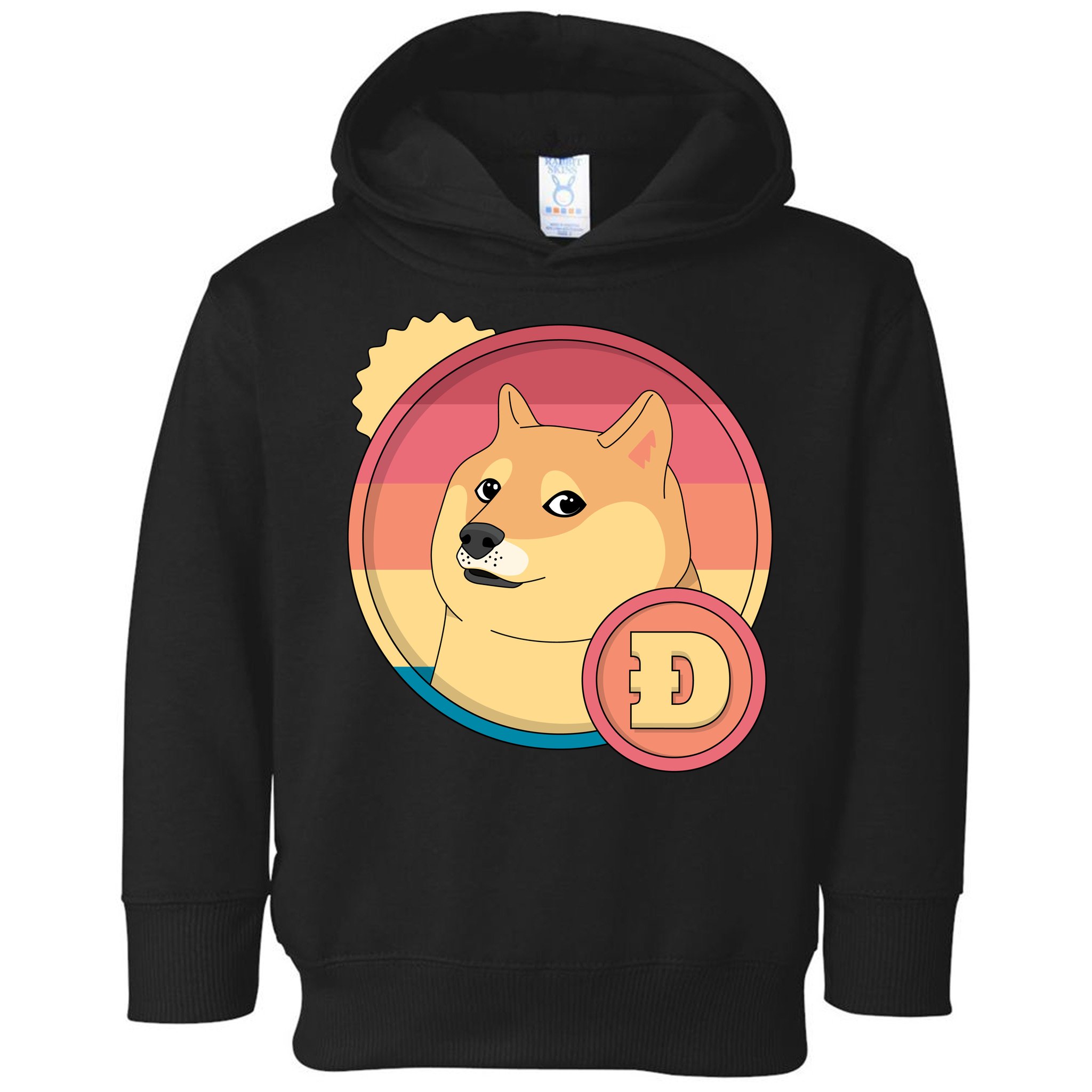Retro DogeCoin Toddler Hoodie
