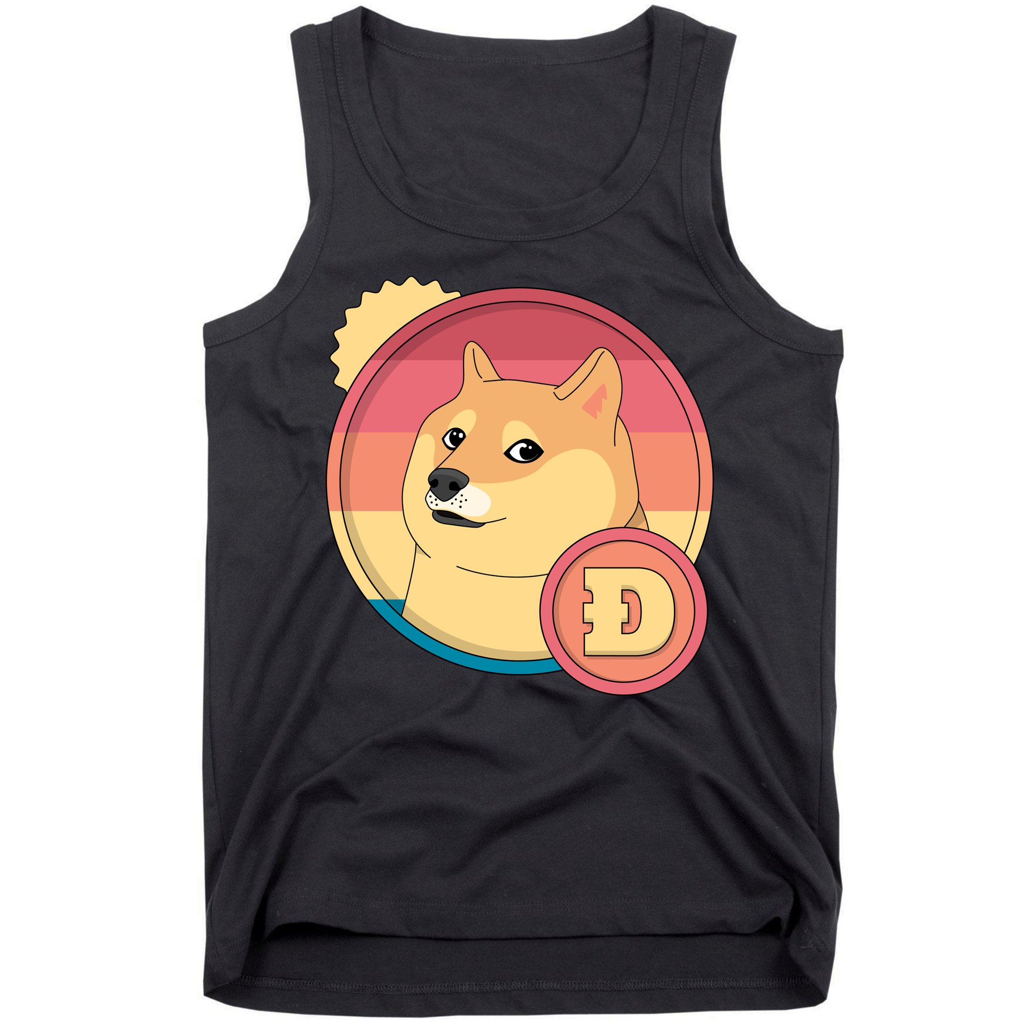 Retro DogeCoin Tank Top