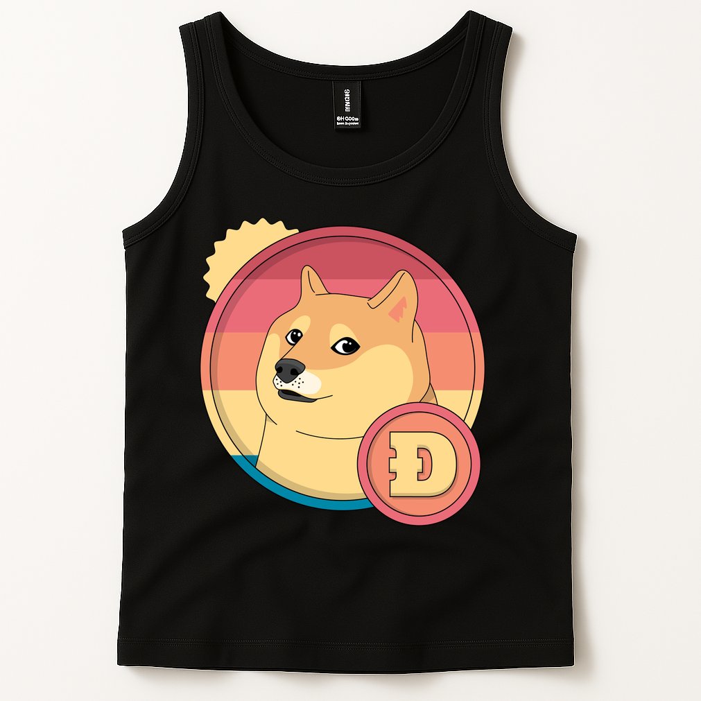 Retro DogeCoin Tank Top