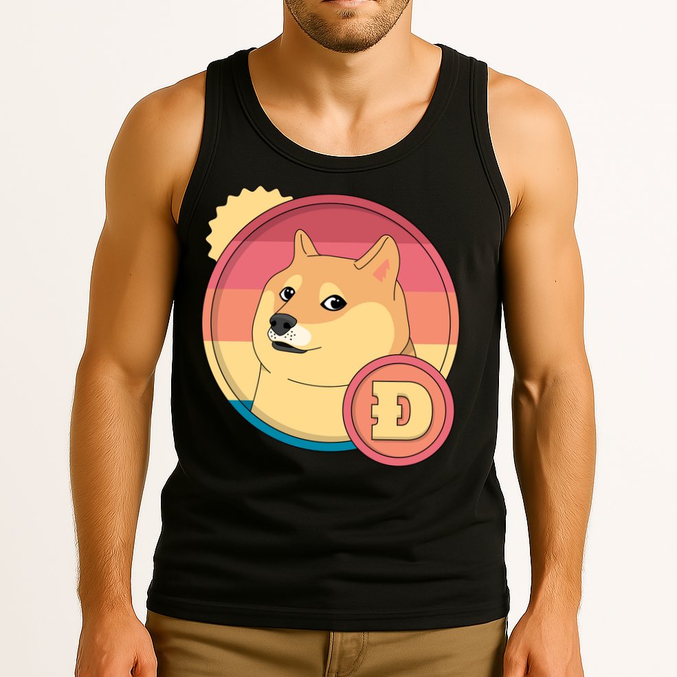 Retro DogeCoin Tank Top