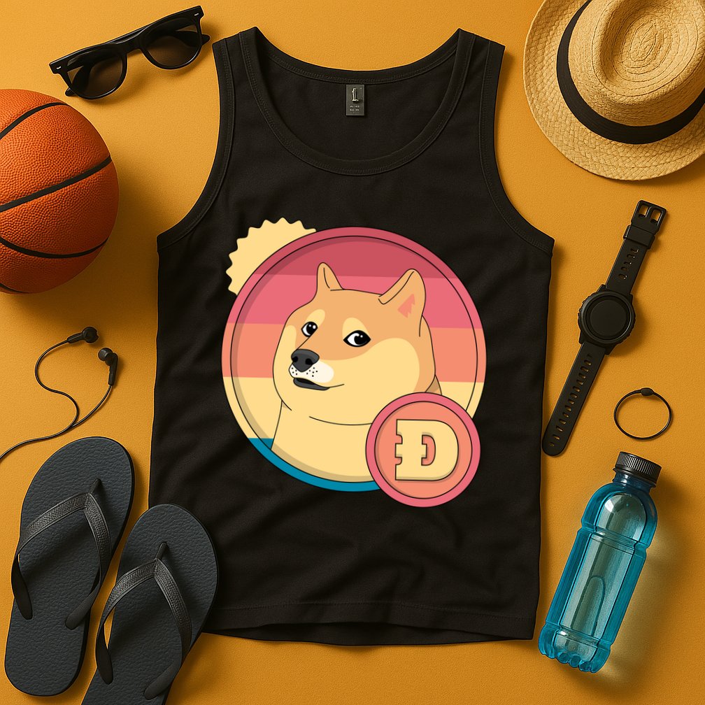 Retro DogeCoin Tank Top