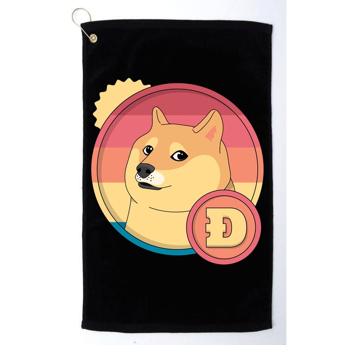 Retro DogeCoin Golf Towel